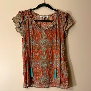 Rose + Olive Blouse | Size small